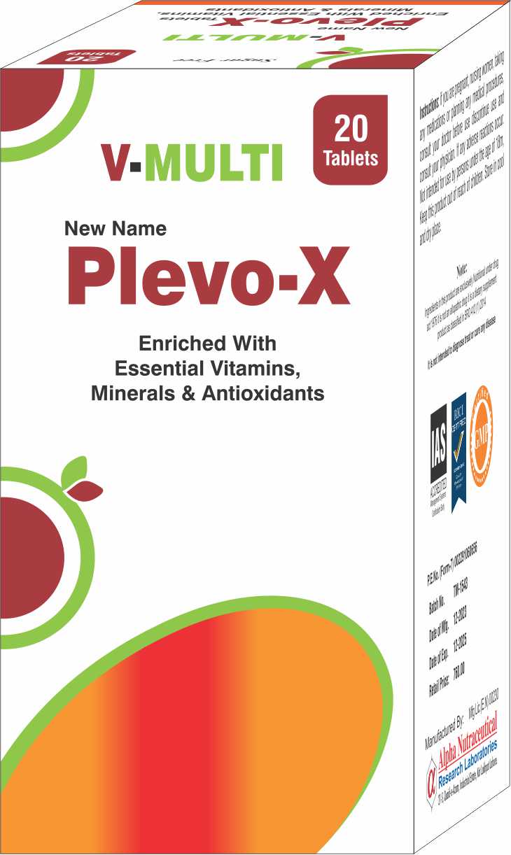 Plevo-X Jar Tablet